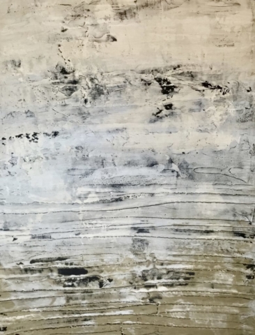 Distressed Ombre plaster finish